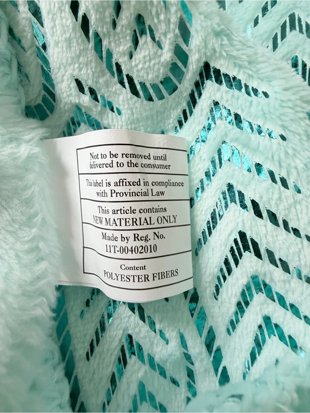 Justice unicorn wearable blanket aqua teal hooded with fringes and tail girl OS